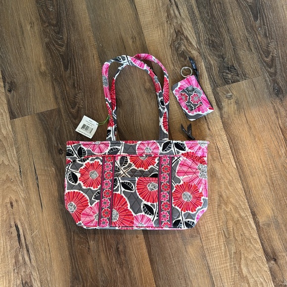 Vera Bradley Handbags - Vera Bradley Cherry Blossom Betsy Bag with small keychain wallet